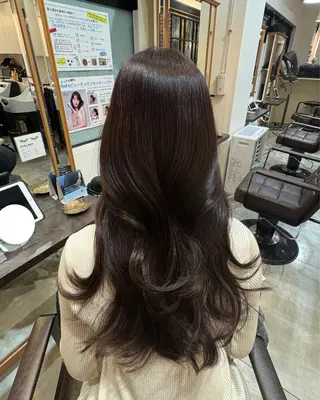 ロング カラー mai @ma_____iiのヘアスタイル