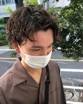 ショート メンズ メンズ特化美容師 ハスイルイのヘアスタイル