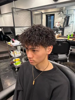 パーマ メンズ ツイスパ/メンズ パーマ/歩夢のヘアスタイル