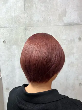 ショート カラー ブリーチカラー/ 寺口佳希のヘアスタイル