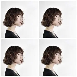 ミディアム 圧倒的美髪ストレート ツダケイタロウのヘアスタイル