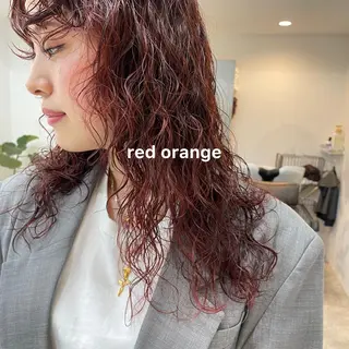 カラー 暖色カラー推し/ トヤエリコのヘアスタイル