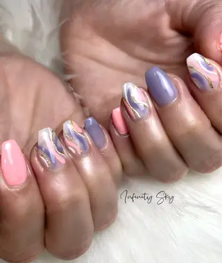 ネイル infinity skyのネイルデザイン