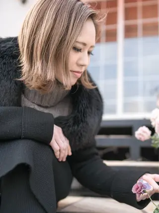 ショート カラー 神野 洸都のヘアスタイル
