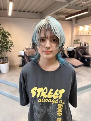 ショート カラー ハイトーン×似合わせ 🌱中川慎之介のヘアスタイル