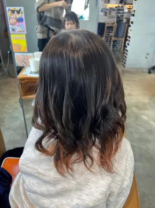 ミディアム カラー 鈴木 知希のヘアスタイル