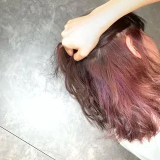 ミディアム 吹田 駿 髪質改善縮毛矯正のヘアスタイル