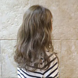 ロング カラー パーマ 斉藤 貴也のヘアスタイル