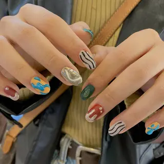 ネイル ℝ𝕌𝕂𝔸 ✿のネイルデザイン