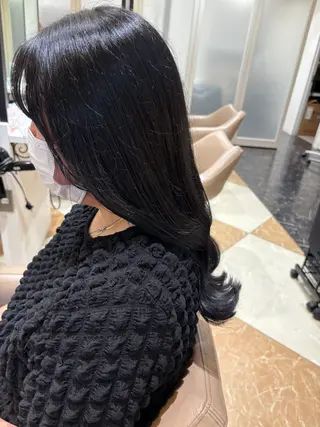 ロング 髪質改善カラー なーこ💖🌈のヘアスタイル