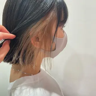 ミディアム カラー 新宿/韓国ヘア 中明度カラー/かやのヘアスタイル