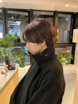 ショート 透明感カラー/艶髪/ 高城潤也のヘアスタイル