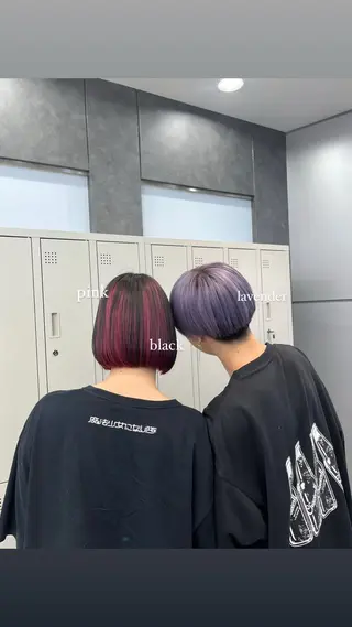 ショート カラー ヘアアレンジ メンズ ハイトーン/透明感 髪質改善/rinaのヘアスタイル