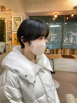 ショート ウルフレイヤー エクステ/kokiのヘアスタイル