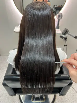 ロング 髪質改善 ヒデのヘアスタイル