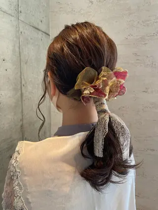 ヘアアレンジ 女性に人気♪ はやしほのかのヘアスタイル