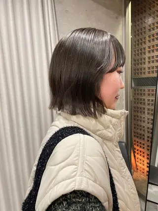 ミディアム カラー 表参道/赤み無し 透明感 colorのヘアスタイル