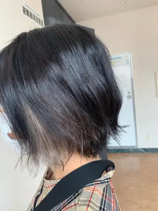 ショート 髪質改善＆ハイトーンカラー Cica神戸三宮元町店所属・福田 美波のヘアスタイル