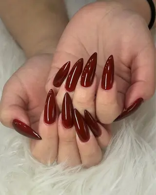 ネイル H'ami Nail Salon所属・りか 長さ出しのネイルデザイン