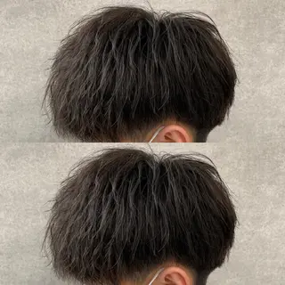 ショート パーマ指名率No1 メンズ特化ケイトのヘアスタイル