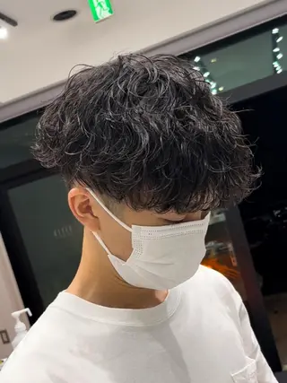 ショート パーマ メンズ fifth リュウセイのヘアスタイル