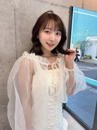 ミディアム カラー Clore所属・うる艶ヘア♡韓国好き 透明感　shotaのヘアスタイル