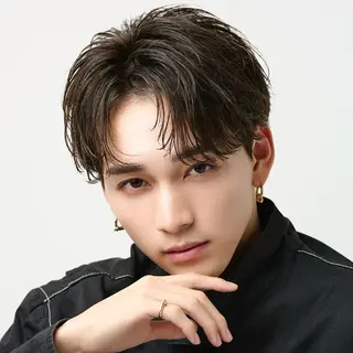 ショート パーマ メンズ スパイキー/フェザー /波巻き/かいとのヘアスタイル