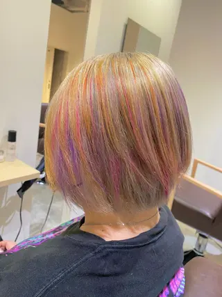 ショート カラー Design Color🐰アユミのヘアスタイル