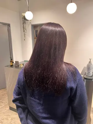 ロング カラー piilo. 佐田國 友真のヘアスタイル