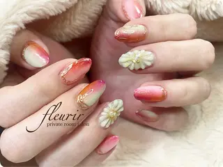 ネイル フルリール 【プライベートサロンのネイルデザイン
