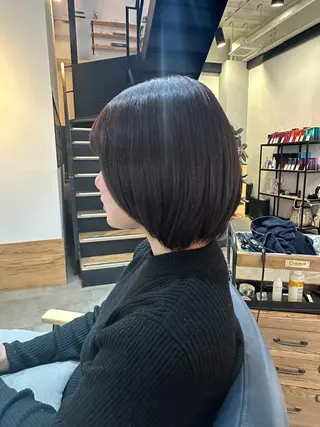 カラー towa 豊中店 【髪質改善/ショートボブ/レイヤーカット】所属・川添 一生のヘアスタイル