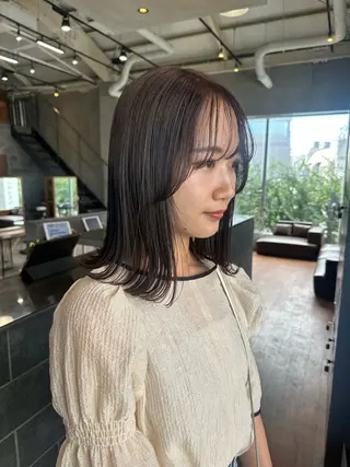 ミディアム カラー 柔らかいcolor 🌿harukaのヘアスタイル