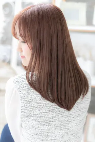 ロング カラー パーマ 似合わせ✨透明感🫧 佐藤優斗のヘアスタイル