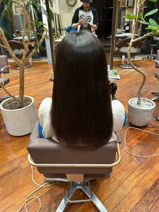 ロング 多賀 亮真のヘアスタイル