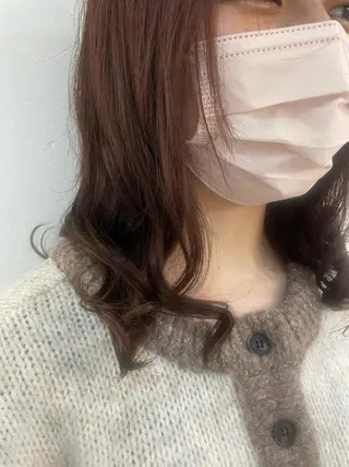 ミディアム パーマ hair house luana所属・村上 由希のヘアスタイル