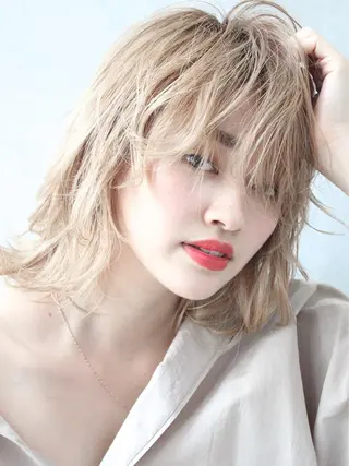 ショート カラー 🉐レイヤー/塩見 弘樹🉐渋谷のヘアスタイル