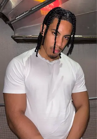 ミディアム ヘアアレンジ メンズ SALOWIN 神宮前５丁目店所属・メンズ/特殊ヘア パーマ🕷️小夏貴也のヘアスタイル