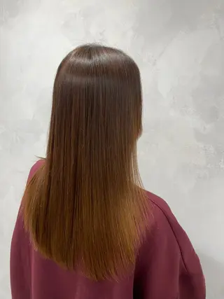 セミロング カラー 飯田 祥哉のヘアスタイル