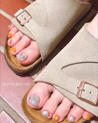 ネイル arm in arm ︎✿Yamamotoのマツエク・マツパデザイン