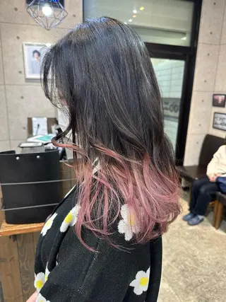 ロング カラー 遠藤沙也加 /レイヤーカットのヘアスタイル