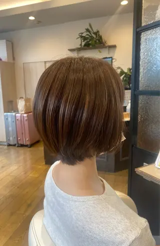 ショート カラー ホソカワ マイカ ★彡のヘアスタイル