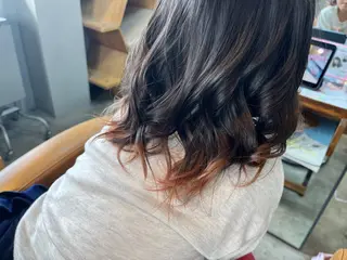 ミディアム カラー 鈴木 知希のヘアスタイル