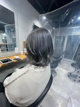 セミロング カラー 🦋ハイトーンボブ ショート🦋トシキのヘアスタイル