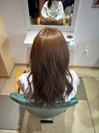 ロング カラー 透明感カラー/ くびれヘア/ユウユのヘアスタイル