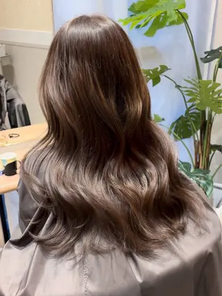 カラー uuna♱/ユウナ 🫧艶髪💛のヘアスタイル
