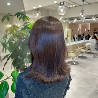 ミディアム カラー Ms.CHARM所属・透明感カラー🌿 グレージュ🐺陽介のヘアスタイル