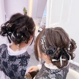 ヘアアレンジ 秋葉原コットン所属・ヘアセット 🤍AIRA🤍のヘアスタイル