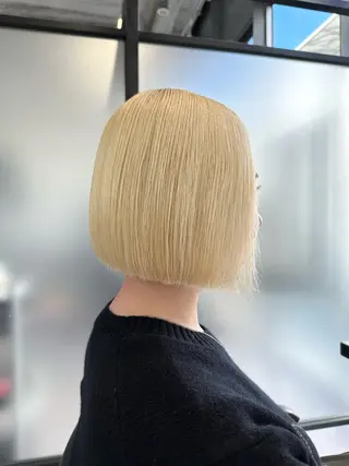 ショート SALOWIN心斎橋Suite店所属・洗っても取れない 髪質改善|OJIROのヘアスタイル