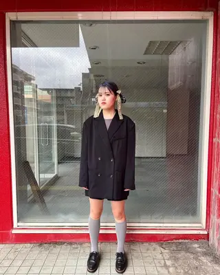 ミディアム カラー パーマ ヘアアレンジ メンズ キッズ ネイル マツエク・マツパ 🫧垢抜けヘア🫧 SHIORIのヘアスタイル