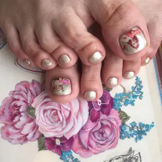 ネイル ネイルPetit Ribbonのネイルデザイン